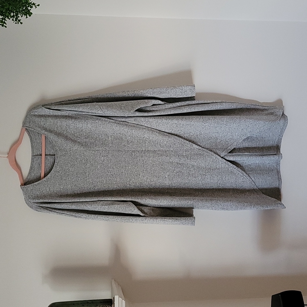 Tunic sweater grey size 4x 22 24